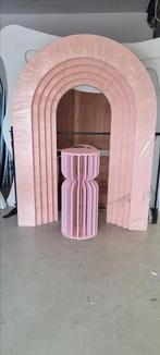 Grote massieve PVC backdrop incl. pilaar., Ophalen, Zo goed als nieuw
