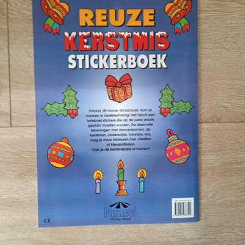 Reuze Kerstmis stickerboek boek stickers kleurboek kerst beschikbaar voor biedingen