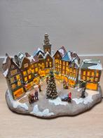 Typisch Hollands - Marktplein met verlichting, Diversen, Kerst, Ophalen of Verzenden, Zo goed als nieuw