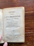 Lettres Écrites a un Provincial par Blaise Pascal 1842, Ophalen of Verzenden, Gelezen, Laise Pascal; M. Bordas Demoulin; François de Neufchateau
