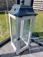 Mooie staande lantaarn met verlichting, Tuin en Terras, Buitenverlichting, Ophalen, Zo goed als nieuw, Staande lamp