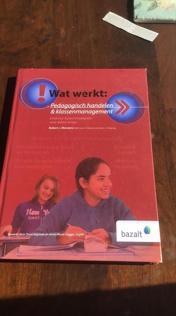 Robert J. Marzano - Pedagogisch handelen & klassenmanagement beschikbaar voor biedingen
