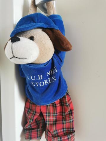 Knuffel / Deurhanger / Niet storen-bordje hond  beschikbaar voor biedingen