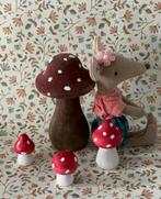 Houten paddenstoelen, Kinderen en Baby's, Speelgoed | Houten speelgoed, Ophalen of Verzenden, Zo goed als nieuw, Overige typen
