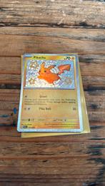 Pikachu shiny paldean fates, Ophalen of Verzenden, Zo goed als nieuw, Losse kaart, Foil