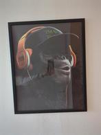 3 canvas doeken, Horen, Zien, Zwijgen - Moderne Kunst, Ophalen of Verzenden