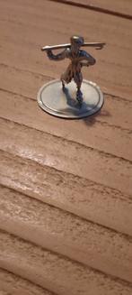 Antiek, 925 zilveren miniatuurtje. Man met haak., Ophalen of Verzenden