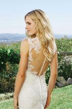 Kanten trouwjurk fit & flare maat 38/40 bohemian kant, Kleding | Dames, Trouwkleding en Trouwaccessoires, Ophalen of Verzenden