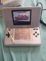 Nintendo ds met 4 spellen, touchpen., Spelcomputers en Games, Spelcomputers | Nintendo DS, Ophalen of Verzenden, Gebruikt, Zilver