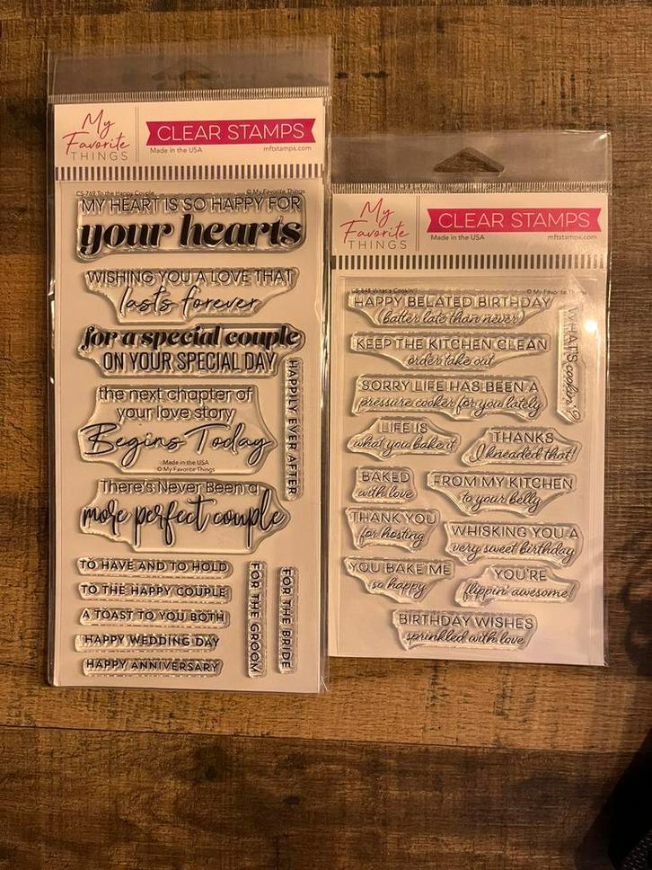 My Favorite Things clear stamps – €10 per stuk, Hobby en Vrije tijd, Stempelen, Nieuw, Clearstamp, Ophalen of Verzenden
