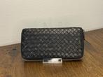 Bottega Veneta Intrecciato Leather Round Zippy Long Wallet B, Overige merken, Gebruikt, Verzenden, Zwart
