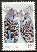 158 Australië 2022 Budgerigars, Verzenden, Gestempeld