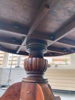 Ronde eettafel teak, Huis en Inrichting, Tafels | Eettafels, Ophalen, Gebruikt, Vijf personen of meer, 100 tot 150 cm