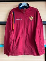 AS Roma Diadora Trainingsjack Retro Rood maat S, Ophalen of Verzenden, Zo goed als nieuw, Voetbal, Diadora