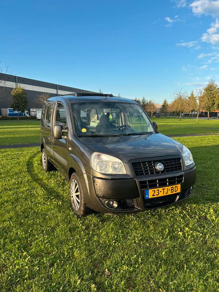 Fiat Doblo Minicamper | Sfeervol en compleet, Caravans en Kamperen, Campers, Particulier, tot en met 2, Buscamper of Camperbus