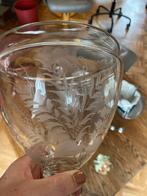 Kristallen Punch Bowl Set met Lepel & Glaasjes, Ophalen of Verzenden