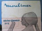 vintage Moulinex haardroger nr. 5, Witgoed en Apparatuur, Gebruikt, Ophalen of Verzenden, Haarverzorging