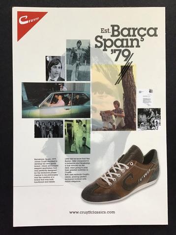 Voetbal reklame Johan Cruijff Ajax Amsterdam FC Barcelona beschikbaar voor biedingen