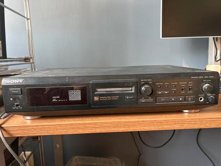 Sony MDS-JE500 Minidisc Recorder/Speler, Audio, Tv en Foto, Walkmans, Discmans en Minidiscspelers, Minidisc-recorder, Ophalen of Verzenden