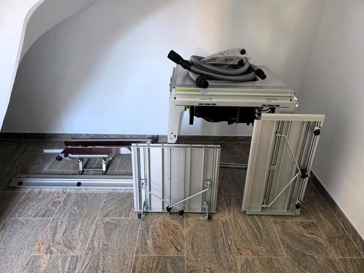 Festool TKS 80 EBS Set Saw Stop!., Doe-het-zelf en Verbouw, Gereedschap | Zaagmachines, Nieuw, Cirkelzaag, 1200 watt of meer, 70 mm of meer