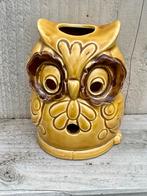 Vintage Uil  - Goed doel Kenia!, Gebruikt, Geel, Aardewerk of Porselein, Ophalen of Verzenden
