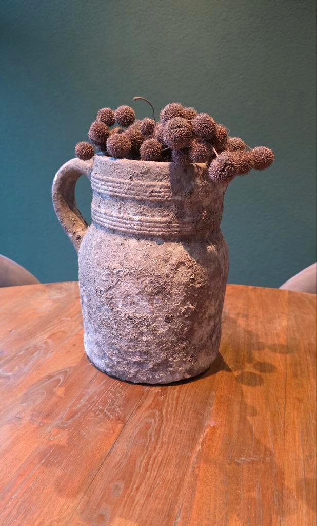 Brocante Potten, Kandelaren, olijfbak, ossenoog spiege etc, Antiek en Kunst, Antiek | Woonaccessoires, Ophalen of Verzenden