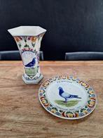 vintage wandbord sierbord vaas duif postduif handgeschilderd, Dieren en Toebehoren, Vogels | Duiven, Postduif