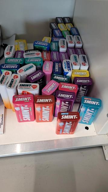 Te koop: diverse Smint blikjes beschikbaar voor biedingen