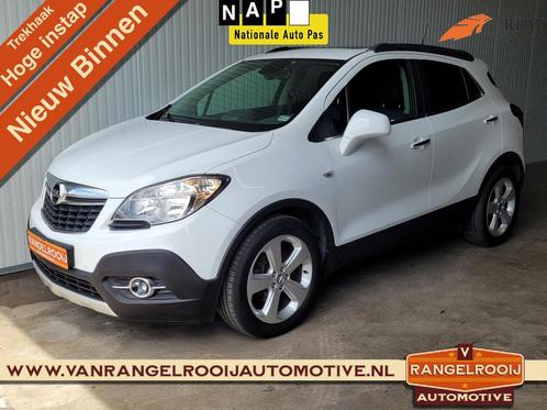 Opel Mokka 1.4 T Cosmo, leer, schuifdak, trekh., stoel / stu, Auto's, Opel, Bedrijf, Te koop, Mokka, ABS, Achteruitrijcamera, Airbags
