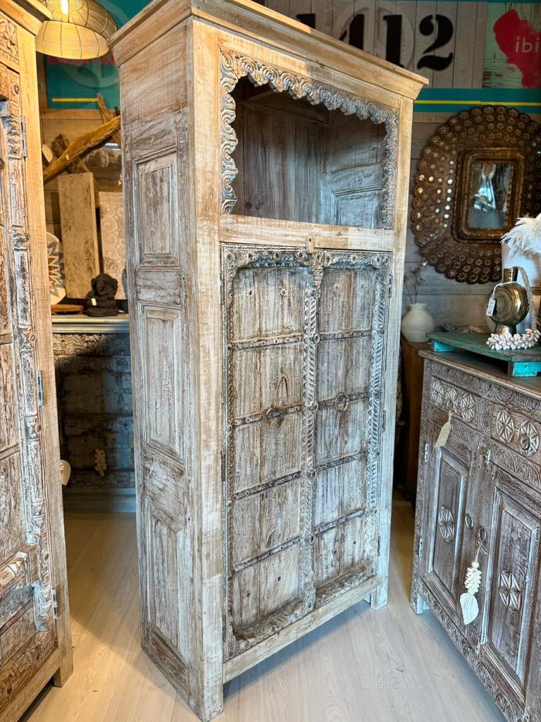 Prachtige India/Ibiza style kast, Huis en Inrichting, Kasten | Buffetkasten, Ophalen, Nieuw, 25 tot 50 cm, 50 tot 100 cm