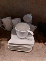 Koffiekopjes en schotels, Huis en Inrichting, Keuken | Servies, Ophalen, Gebruikt, Keramiek, Effen