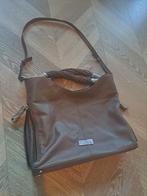 Michael Kors leren damestas, schoudertas, leer, zgan!!, Ophalen of Verzenden, Zo goed als nieuw, Bruin, Handtas