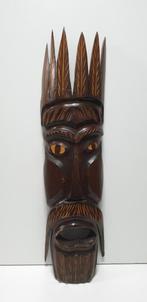 Handgemaakt houten Afrikaanse masker, Antiek en Kunst, Ophalen of Verzenden