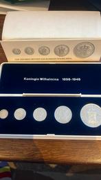 Mooi setje zilver Wilhelmina, Zilver, 10 cent, Koningin Wilhelmina, Verzenden