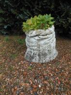 betonnen  bloembak, Tuin en Terras, Bloembakken en Plantenbakken, Beton, Rond, Gebruikt, Minder dan 60 cm