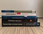 Zes studieboeken forensisch onderzoek jaar 1 en 2, Boeken, Ophalen of Verzenden, Nieuw, HBO