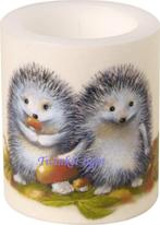 Kaars Egel/Stekelvarken Little friends, Ophalen of Verzenden, Nieuw, Overige materialen, Minder dan 25 cm