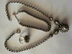 Mooie zilveren set van Zeeuws knoop sieraden, Verzenden, Zilver, Hanger