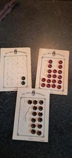 Antieke Franse Knoopjes op Kaart, Ophalen of Verzenden, Dames