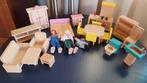 Houten poppenhuis meubeltjes, Ophalen of Verzenden, Gebruikt, Poppenhuis