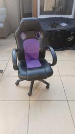 Bureaustoel / gamestoel, Huis en Inrichting, Bureaustoelen, Ophalen, Gebruikt, Zwart, Gaming bureaustoel