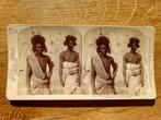 STEREO foto Bishari / Bichari / Bisharin. 1900 ZELDZAAM, Verzamelen, Ansichtkaarten | Nederland, Ophalen of Verzenden, Voor 1920
