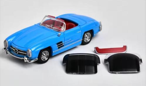 Mercedes 300 SL blauw, Hobby en Vrije tijd, Modelauto's | 1:87, Zo goed als nieuw, Auto, Overige merken, Ophalen of Verzenden