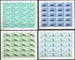 4 WWF postzegelvellen v/d Walvissen v/d Noordelijke Atl. Oce, Postzegels en Munten, Postzegels | Thematische zegels, Ophalen of Verzenden