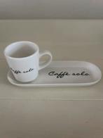 Rivièra Maison Espresso Kopje & Schotel, Huis en Inrichting, Keuken | Servies, Ophalen, Keramiek, Zo goed als nieuw, Overige stijlen