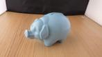 mooi lichtblauw spaarvarken, Verzamelen, Retro, Ophalen of Verzenden, Overige typen
