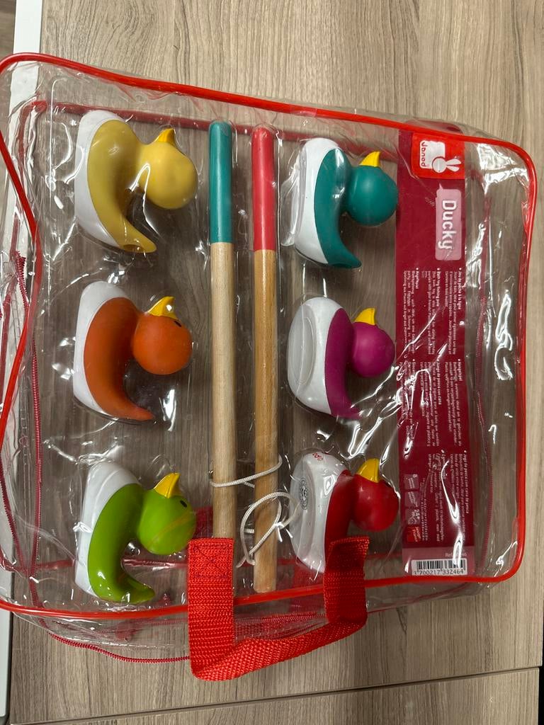 Janod Ducky Eendjes Vangen - Zo Goed Als Nieuw!, Ophalen of Verzenden, Zo goed als nieuw, Overige typen