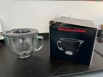 Nieuwe KitchenAid  glazen kom 4,8 liter. . B keus, 4 liter of meer, Ophalen, 3 snelheden of meer