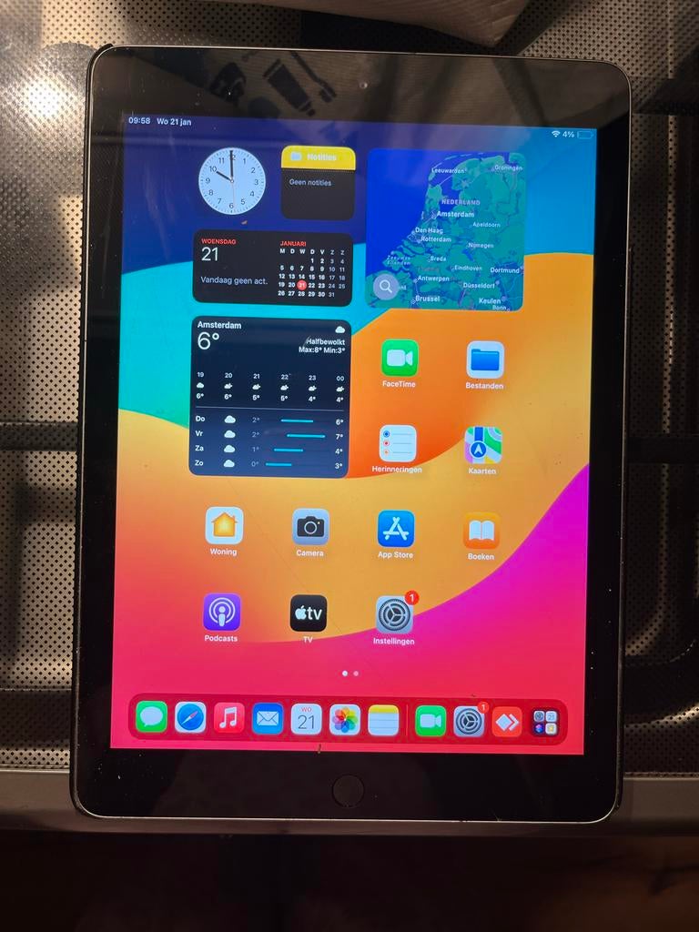 Apple iPad 6e generatie 128gb, Computers en Software, Apple iPads, 9 inch, Gebruikt, Apple iPad, Ophalen of Verzenden