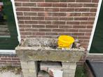Betonnen voertrog groot en klein, Ophalen, Gebruikt